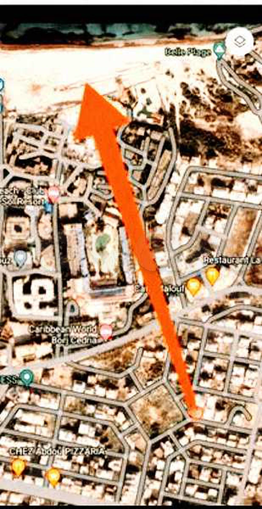selected image