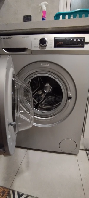 Machine à laver SCHNEIDER 8kg Silver