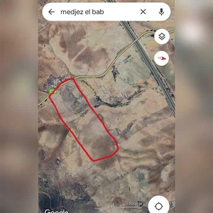 Terrain 30 hectares à Medjez el bab 
