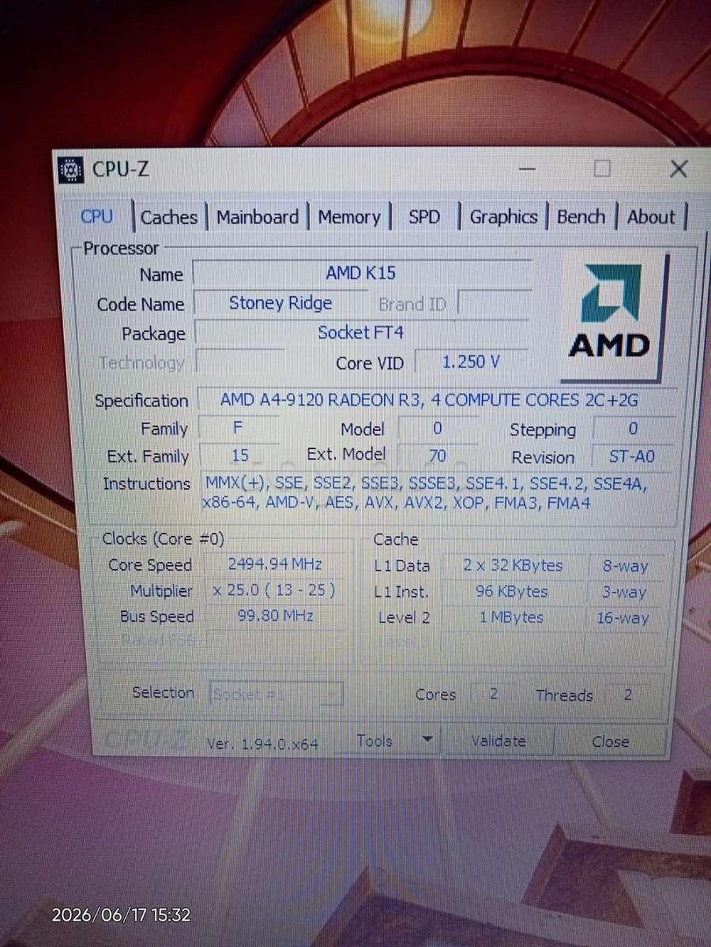 selected image