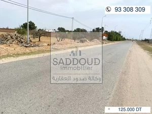 À vendre terrain 1024m² à  Route el Ain km 12