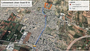 Vente de lots de terrains viabilisés Lotissement « Les Jardin d’Oued Ellil » Chebaou -Mannouba