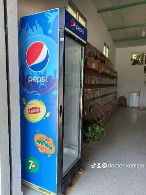 Frigo Présentoir Simfer Pepsi 1 et 2 porte cacheté