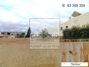 À vendre terrain 915m² clôturé R+2, à Route Taniour km 8 , markaz ammar