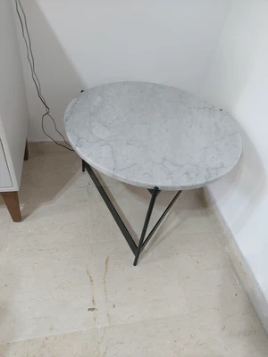 Vente table en marbre neuve diamètre 60 de chez l appart