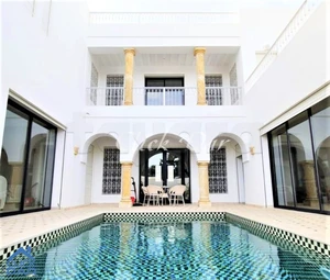 Villa piscine à louer courte durée Hammamet Nord 