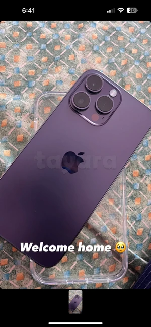 Iphone 14 pro max 256 go 100% violet / purple