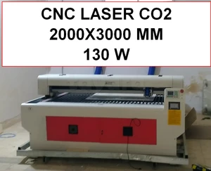 CNC Laser Machine de découpe LASER CO2 – 130W – Taille :2000 * 3000 mm