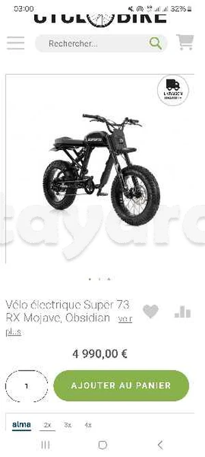 Vélo électrique super73-RX Mojave