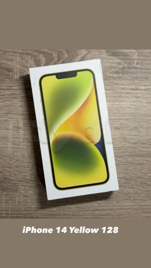 iPhone 14 Yellow Cacheté 