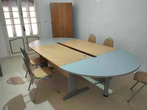 Table de réunion+12 chaises 