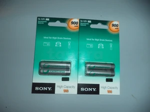 piles Sony AAA 900 Mah rechargeables 