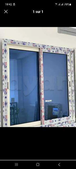 fenêtre aluminium neuf 1,20×1,20