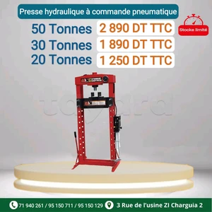 Presse Hydraulique à commande pneumatique  50/30/20 Tonnes