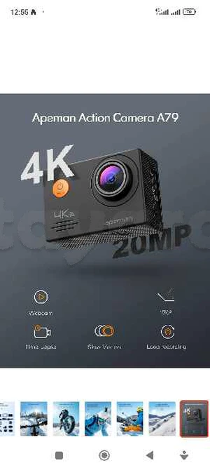 APEMAN A79 Caméra d'action 4K