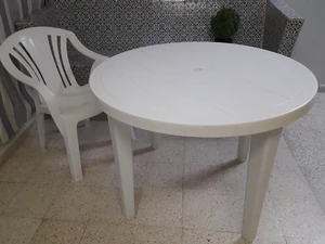 Table+6 chaises 