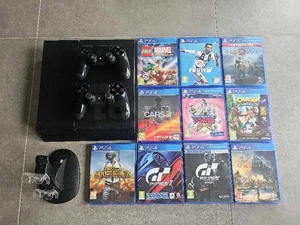 PS4 1To en excellent état avec accessoires et jeux