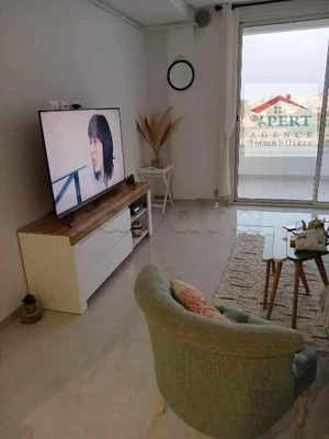 Un Appartement meublé de type S+1 pour la location situé à Chatt mariem 