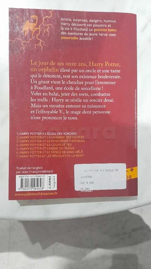 livre d'harry Potter collection 