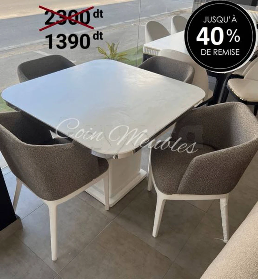 salle à manger moderne chez coin meubles Tayara