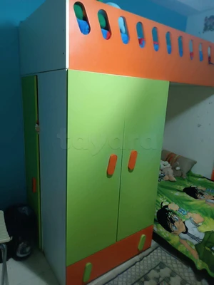 Chambre d'enfant lits superposés 