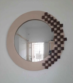 miroir en bois 