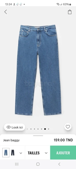 Jeans baggy pull and bear