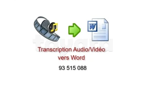 TRANSCRIPTION AUDIO/ VIDÉO VERS WORD