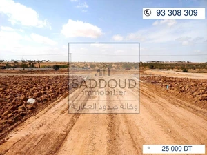 قطع اراضي للبيع( القطعة 500م² )بطريق منزل شاكر كم 14.5