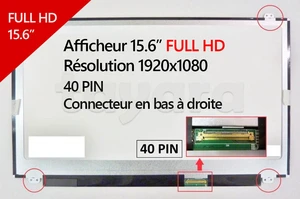Afficheur 15.6" full HD ecran pc portable