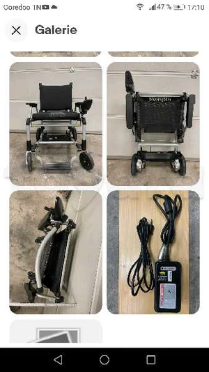 chaise roulante électrique de lux