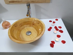 vasque à poser en bois (A1)
