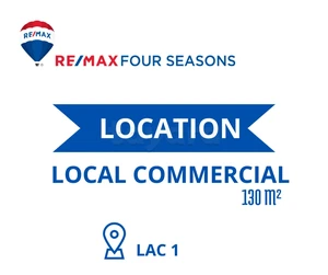 publié par RE/MAX Four Seasons - Location Local Commercial Lac 1 - REMAX four Seasons vous propose à la location un local commercial exceptionnellement situé au Lac 1.
Le Local offre une superficie généreuse accompagnée d'une terrasse spacieuse. Cet espace unique bénéficie de deux accès, assurant une visibilité optimale pour votre activité.
Caractéristiques du local :
Superficie intérieure : 130 m2
Terrasse : 200 m2
Deux accès pour une accessibilité maximale
Que vous envisagiez d'ouvrir un café, un restaurant, un showroom ou tout autre type de commerce, ce local commercial offre un cadre idéal pour attirer la clientèle. Profitez de l'emplacement stratégique au Lac 1, connu pour son dynamisme commercial et son attractivité.
N'hésitez pas à contacter votre conseiller Mohamed Mnif pour plus d'informations ou pour organiser une visite. - Magasins, Commerces et Locaux industriels