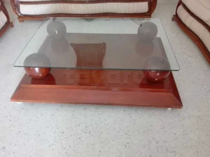 Table basse carré en bois 