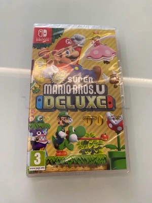 Super Mario Bros U Deluxe cacheté (Prix légèrement négociable)