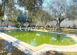 villa piscine à louer à Hammamet Nord Courte durée 